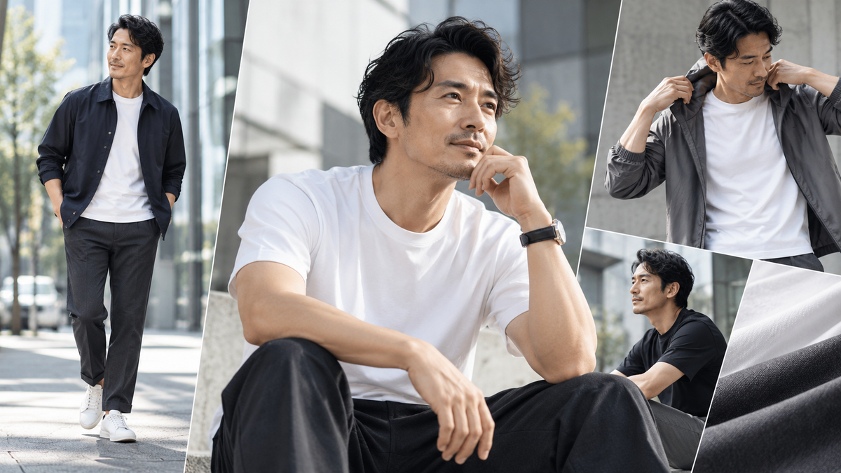 40代メンズコーデ｜品よく見える服を選ぶ5つのポイント