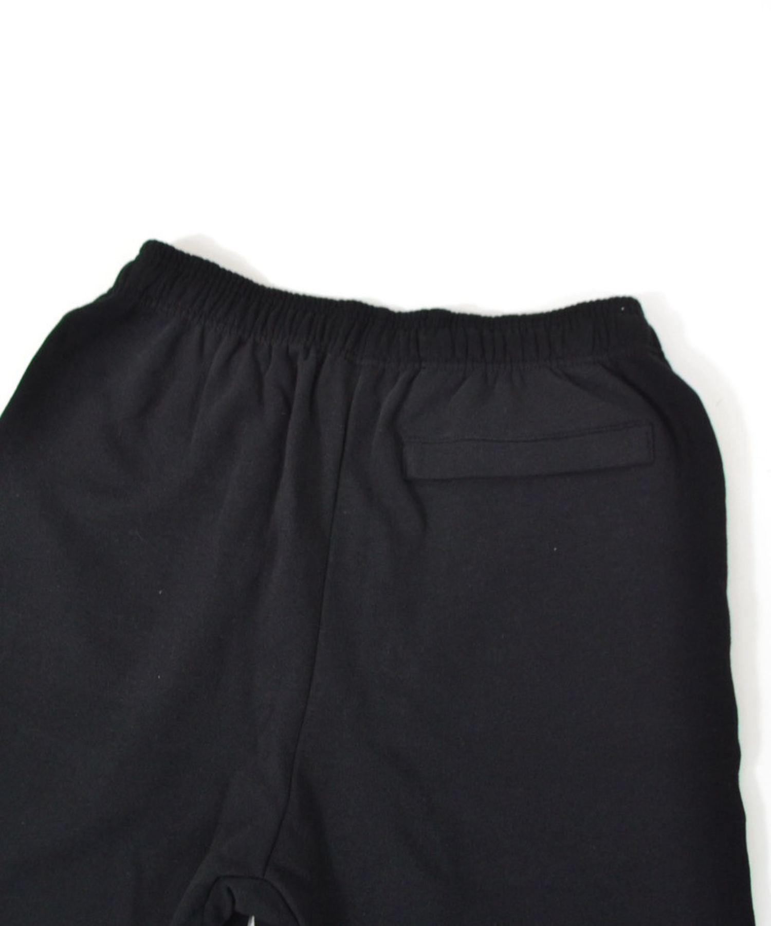 アスレジャーブランド Engross（エングロス）のSweat Shorts（スウェットショーツ）ブラック 平置き画像 ポケット