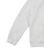 アスレジャーブランド Engross（エングロス）のMidweight Zip Up Hoodie（ミッドウェイトジップアップパーカー）グレー 平置きアイテム画像