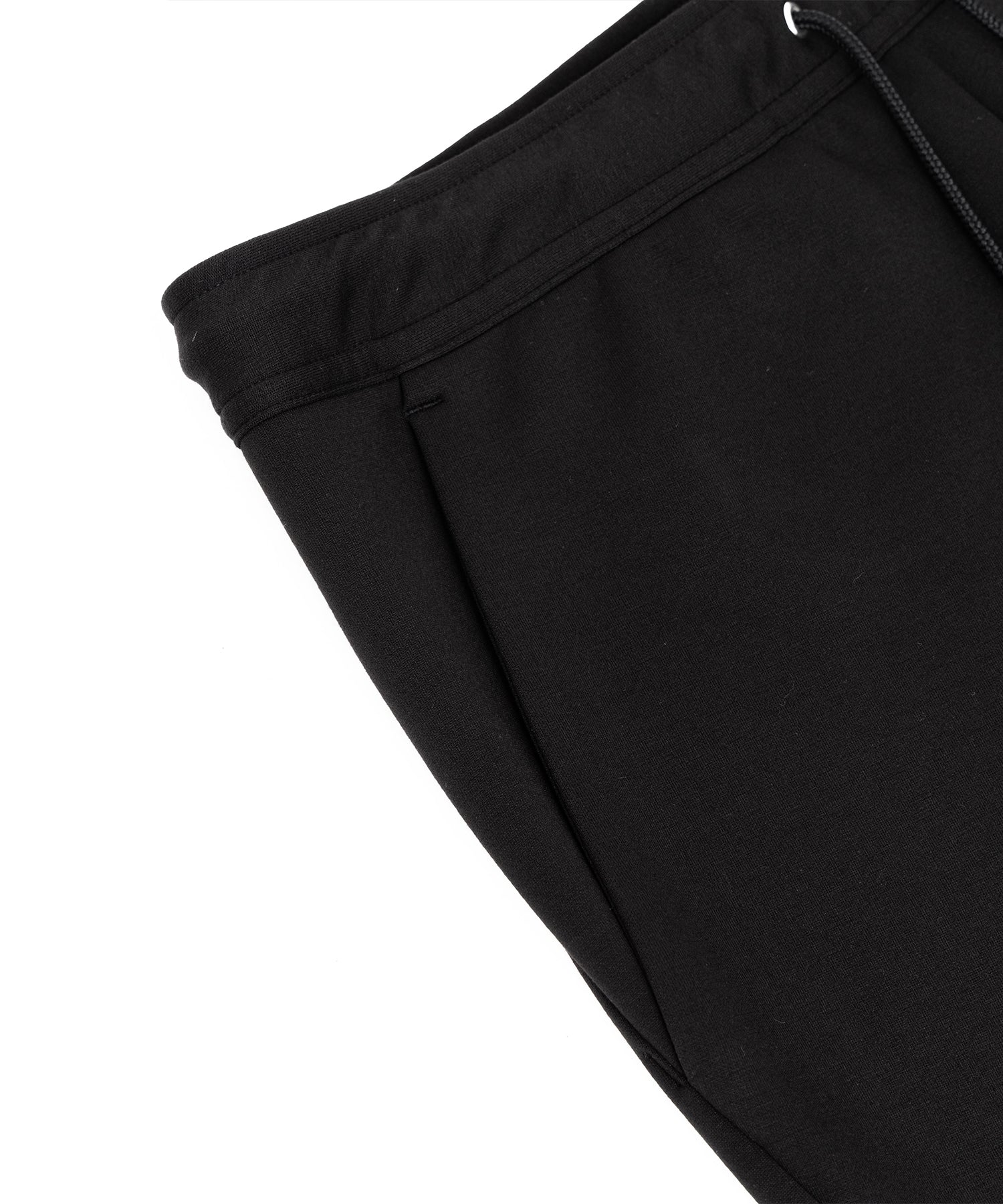 アスレジャーブランド Engross（エングロス）のMidweight Long Pants（ミッドウェイトロングパンツ）ブラック 平置き画像