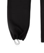 アスレジャーブランド Engross（エングロス）のMidweight Long Pants（ミッドウェイトロングパンツ）ブラック 平置き画像