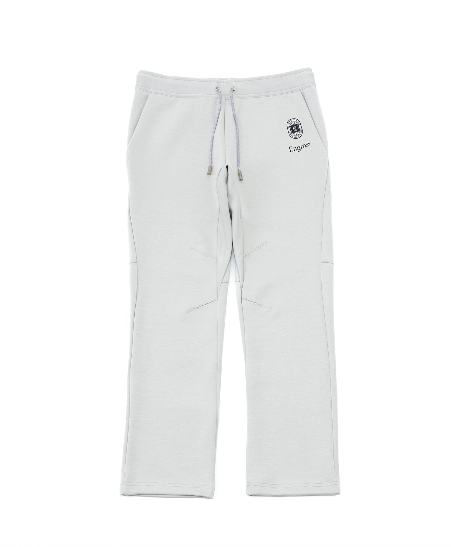アスレジャーブランド Engross（エングロス）のMidweight Long Pants（ミッドウェイトロングパンツ）グレー 平置き画像