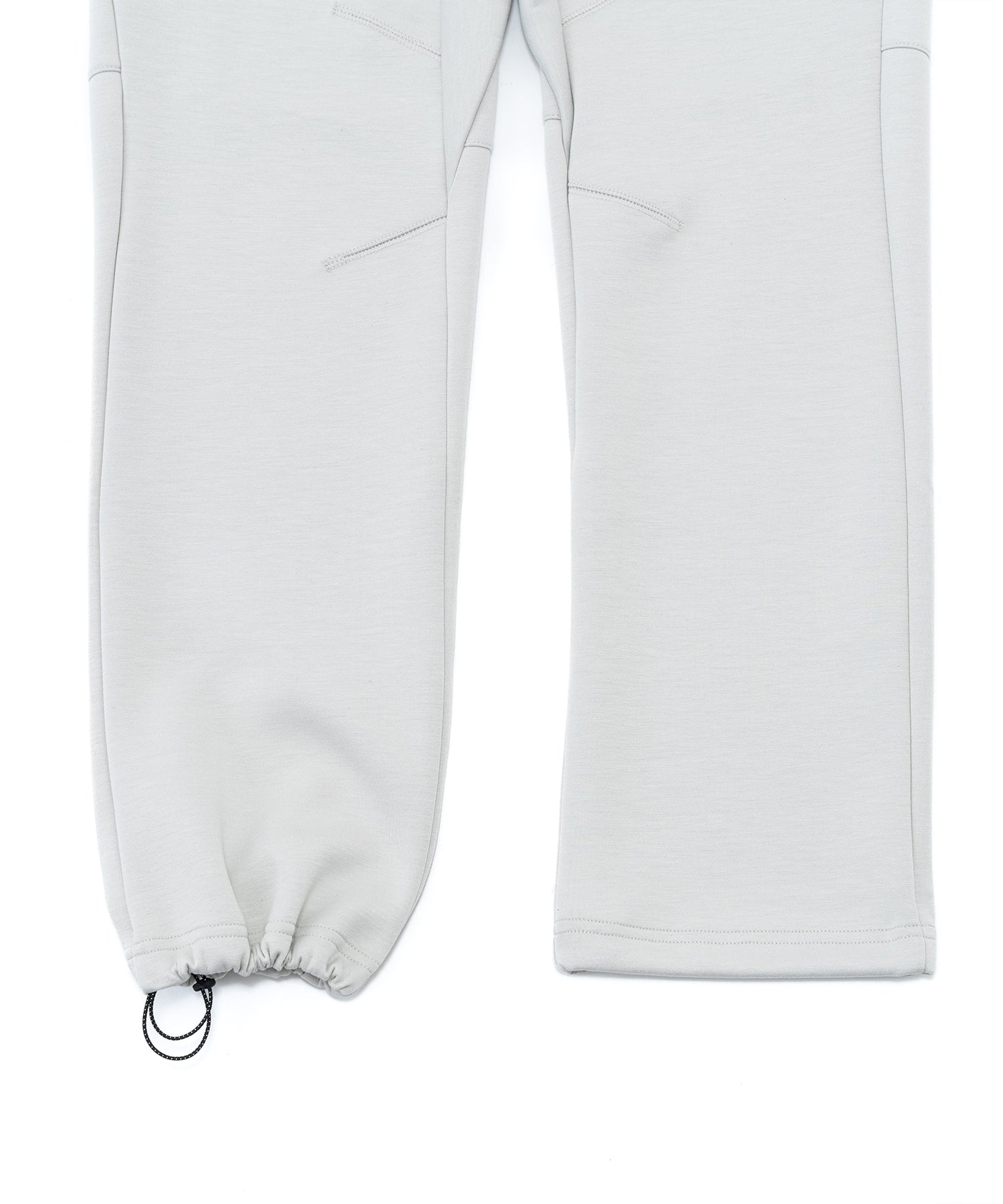 アスレジャーブランド Engross（エングロス）のMidweight Long Pants（ミッドウェイトロングパンツ）グレー 平置き画像