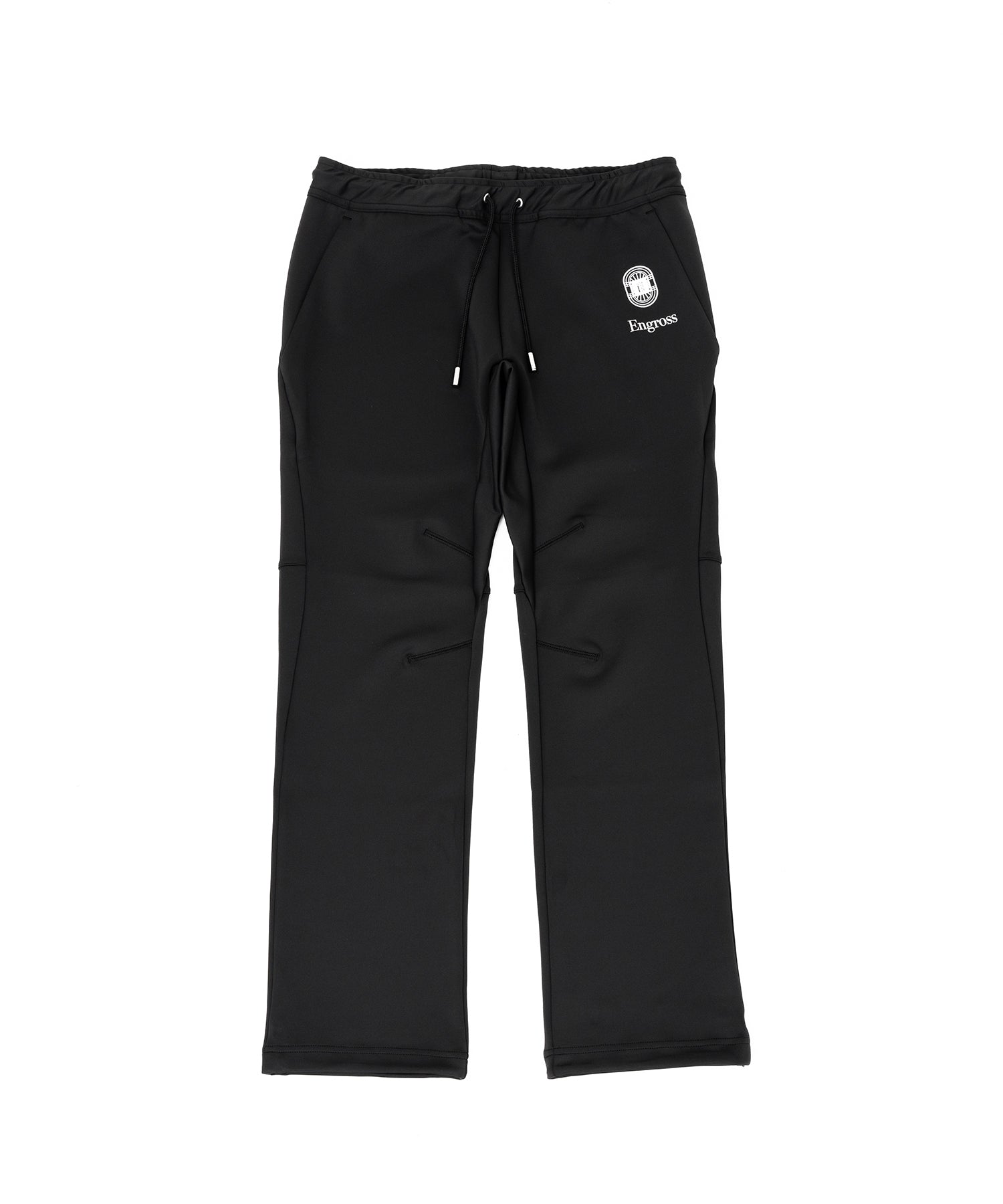 アスレジャーブランド Engross（エングロス）のLightweight Long Pants（ライトウェイトロングパンツ）ブラック 平置きアイテム画像