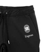 アスレジャーブランド Engross（エングロス）のLightweight Long Pants（ライトウェイトロングパンツ）ブラック 平置きアイテム画像