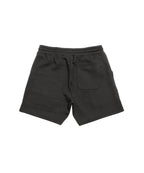アスレジャーブランド Engross（エングロス）のLogo Half Pants（ロゴハーフパンツ）ブラック 平置きアイテム画像