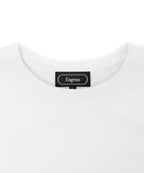 アスレジャーブランド Engross（エングロス）のTrack Logo T-shirt（トラックロゴTシャツ）ホワイト 平置きアイテム画像