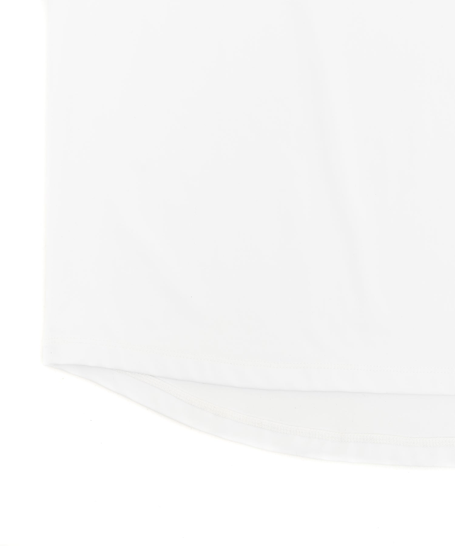 アスレジャーブランド Engross（エングロス）のDouble Logo T-shirt（ダブルロゴTシャツ）ホワイト 平置きアイテム画像